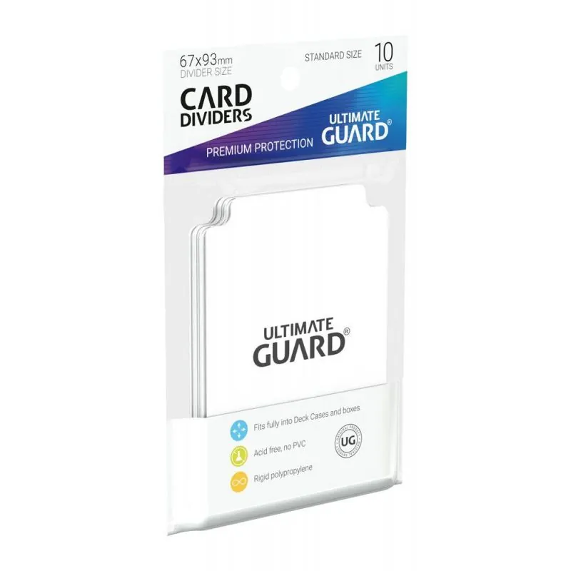 Ultimate Guard Card Dividers Standardgröße Weiß (10)