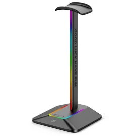 FragON - Watchtower 2U RGB Headphone & Headset Stand Black 