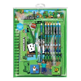 Minecraft stationery set 12 A4 Bumper 