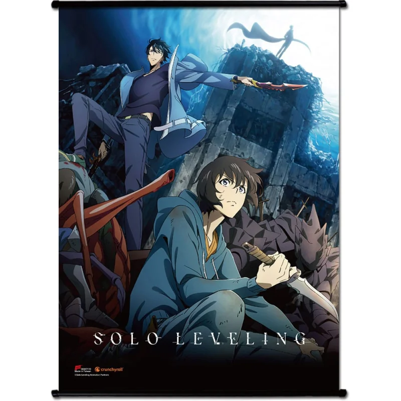 Solo Leveling wallscroll Sung Jinwoo Key Art 