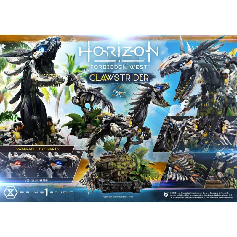 Horizon Forbidden West Ultimate Premium Masterline Series 1/4 Clawstrider Bonus Version 68 cm