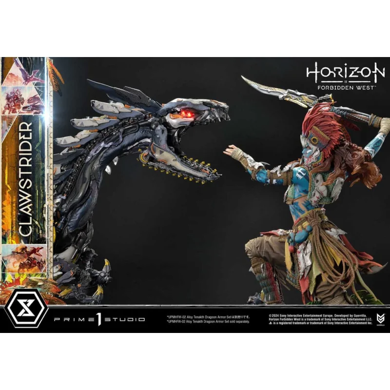 Horizon Forbidden West Ultimate Premium Masterline Series 1/4 Clawstrider Bonus Version 68 cm