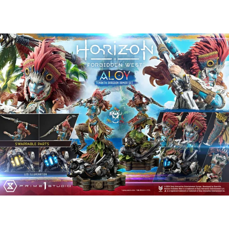 Horizon Forbidden West statuette 1/4 Aloy Bonus Version Ultimate Premium Masterline Series 69 cm