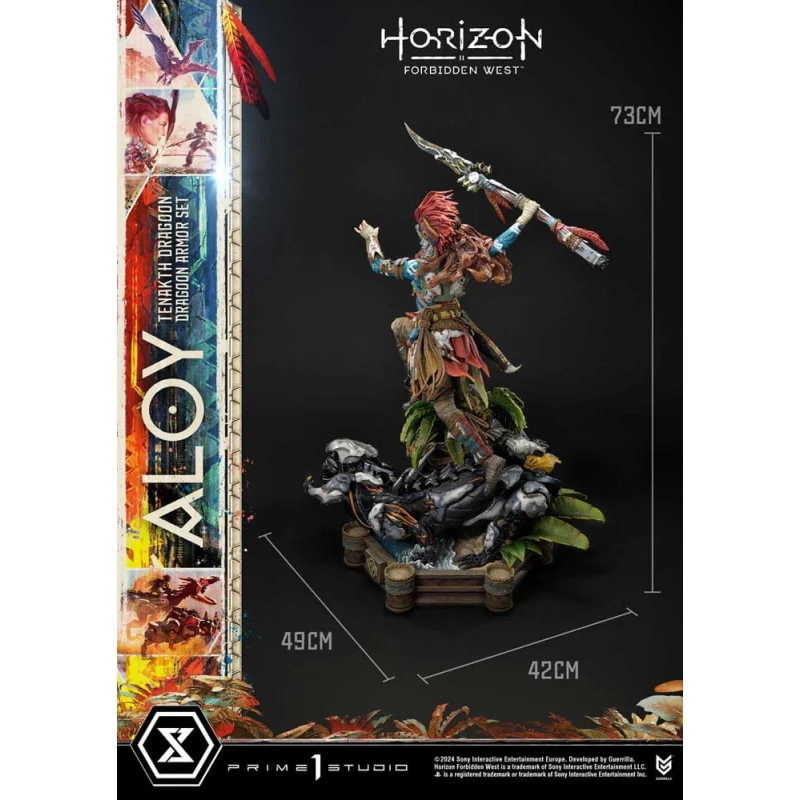 Horizon Forbidden West statuette 1/4 Aloy Bonus Version Ultimate Premium Masterline Series 69 cm