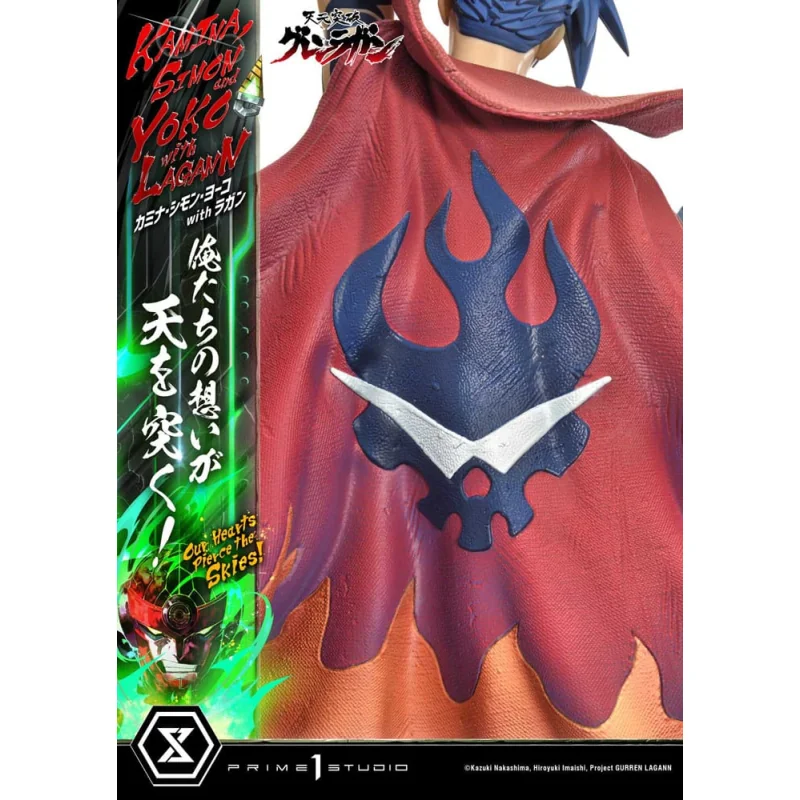 Gurren Lagann statuette Ultimate Premium Masterline Series 1/4 Kamina, Simon & Yoko with Lagann 97 cm