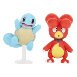 Pokémon pack 2 figures Battle Figure Set Magby & Squirtle 5