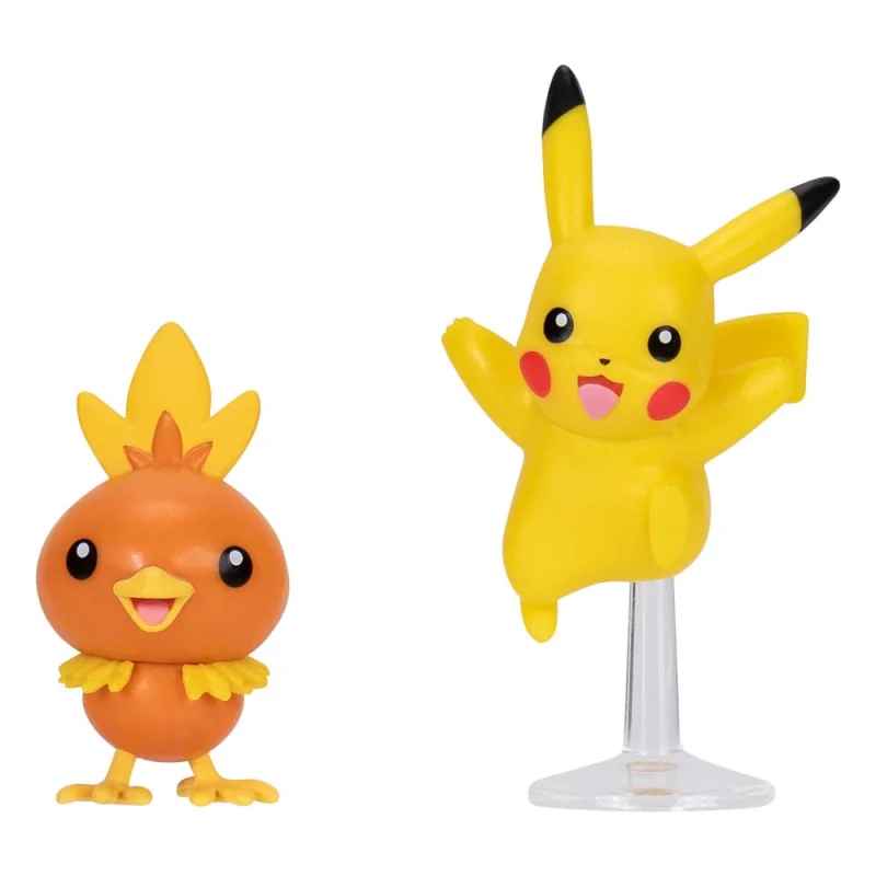 Pokémon pack 2 figures First Partner Battle Figure Set Poussifeu & Pikachu 10