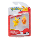 Pokémon pack 2 figures First Partner Battle Figure Set Poussifeu & Pikachu 10