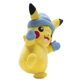 Pokémon plush toy Pikachu with Winter Hat and Mittens 20 cm