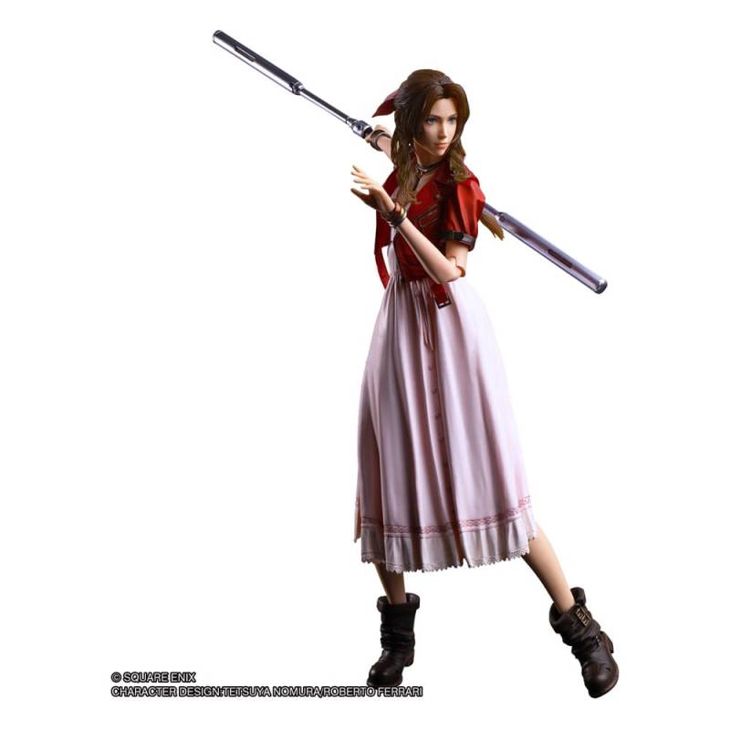 Final Fantasy VII Rebirth Play Kai Arts figure Aerith Gainsborough 24 cm