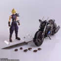 Final Fantasy VII Bring Arts figure with vehicle Cloud Strife & Hardy-Daytona 15 cm