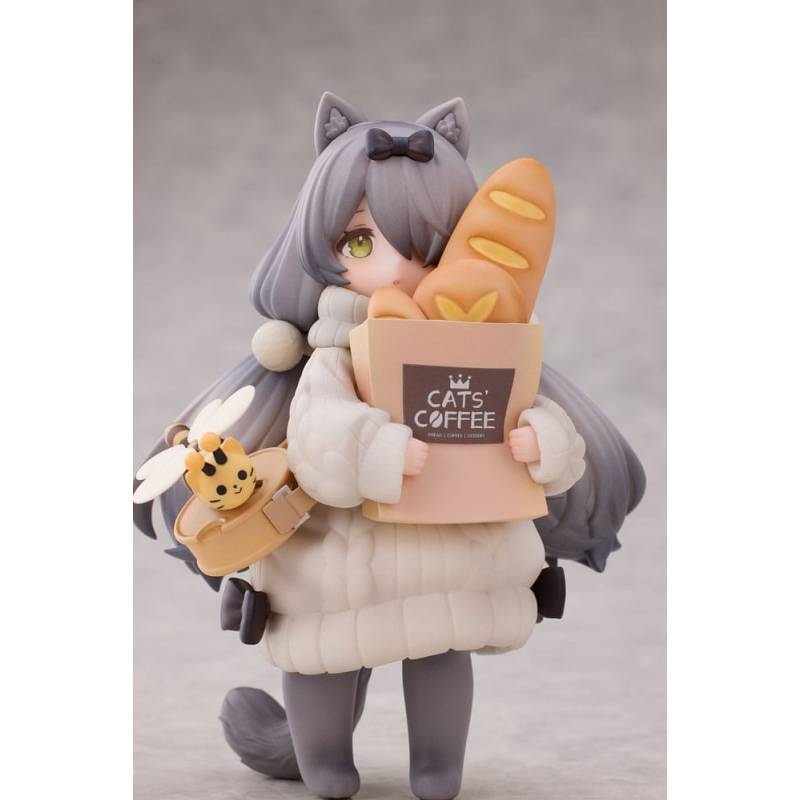 Decorated Life Collection PVC statuette Tea Time Cats - Cat Town Bakery Staff & Customer Set 12 cm