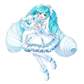 Hatsune Miku - Luminasta Figure Miku X Cinnamoroll Version Figurine 