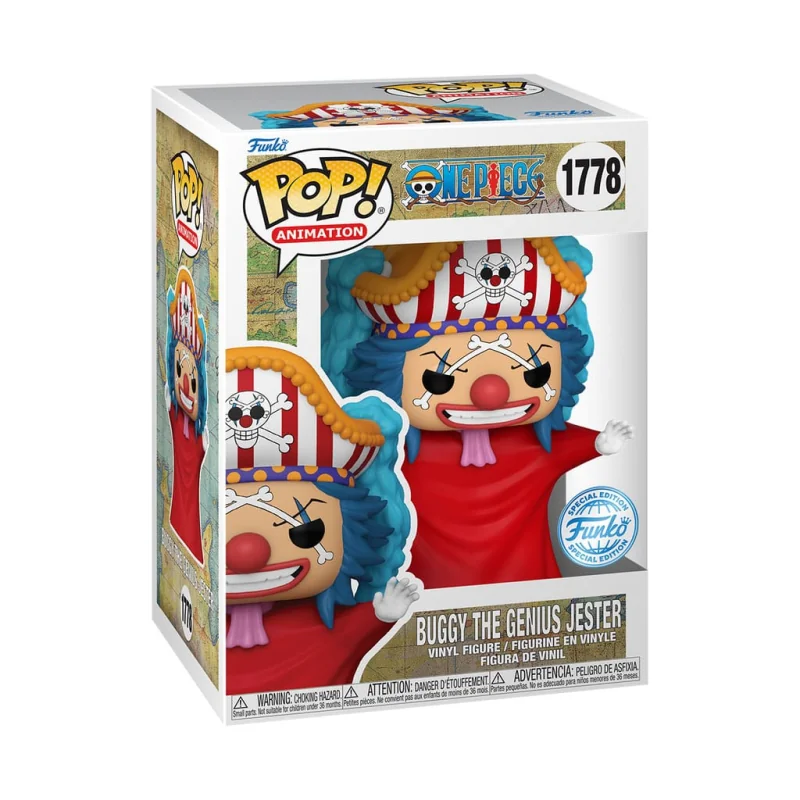 One Piece POP! Movies Vinyl Figure Buggy (Post Time-Skip) Exclusive 9 cm Pop Figuren