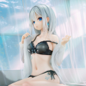 Original Character 1/7 Silver-Haired Girl Sky Blue Morning Special Outfit Ver. by Fuumi Illustration 16 cm