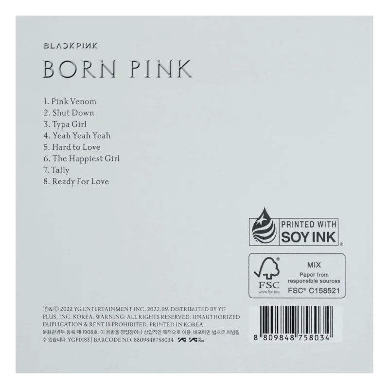 Blackpink - Born Pink KiT Album Premium Soundtrack Pop Culture