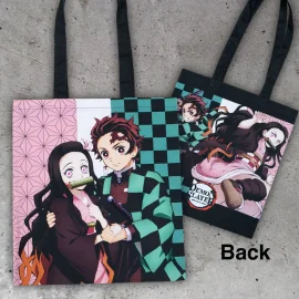 Demon Slayer: Kimetsu no Yaiba - Tanjiro & Nezuko shopping bag Tasche 