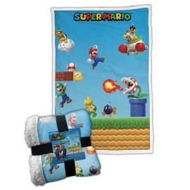 SUPER MARIO - Game - Premium Plaid '100X150cm' 