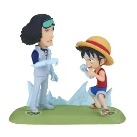 ONE PIECE - Luffy Vs Kuzan - WCF Log Stories Figure 9cm Figurine 