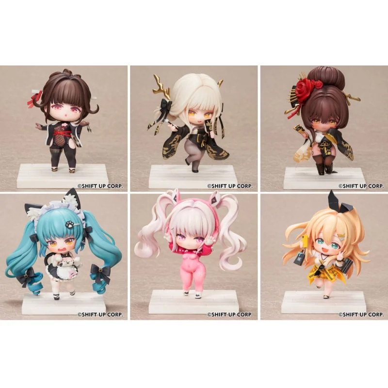 Goddess of Victory: Nikke pack 6 SAC Series Chibi figures 6 cm Figurine 